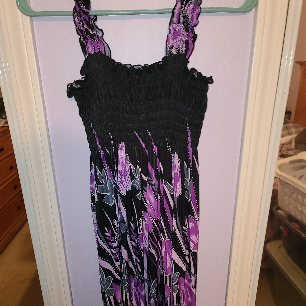 Purple flower dress